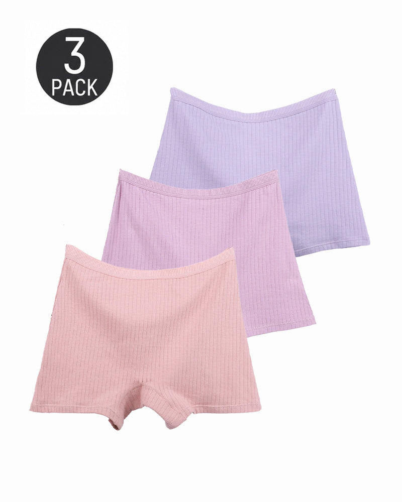 Cotton Ribbed Comfort Boyshorts