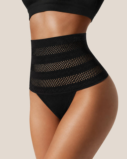 High-Waist Breathable Shaping Thong