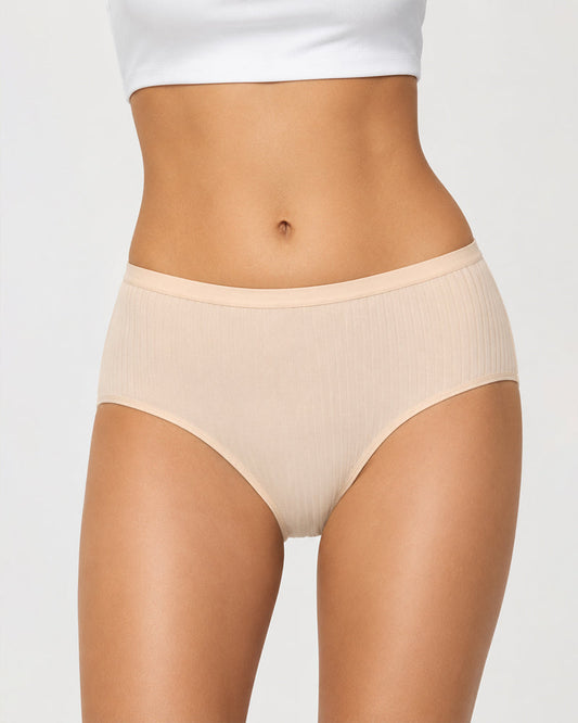 Breathable Cotton Mid-Rise Briefs