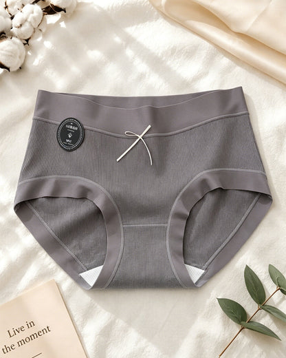 Women's Pure Cotton Ribbed Soft Panties