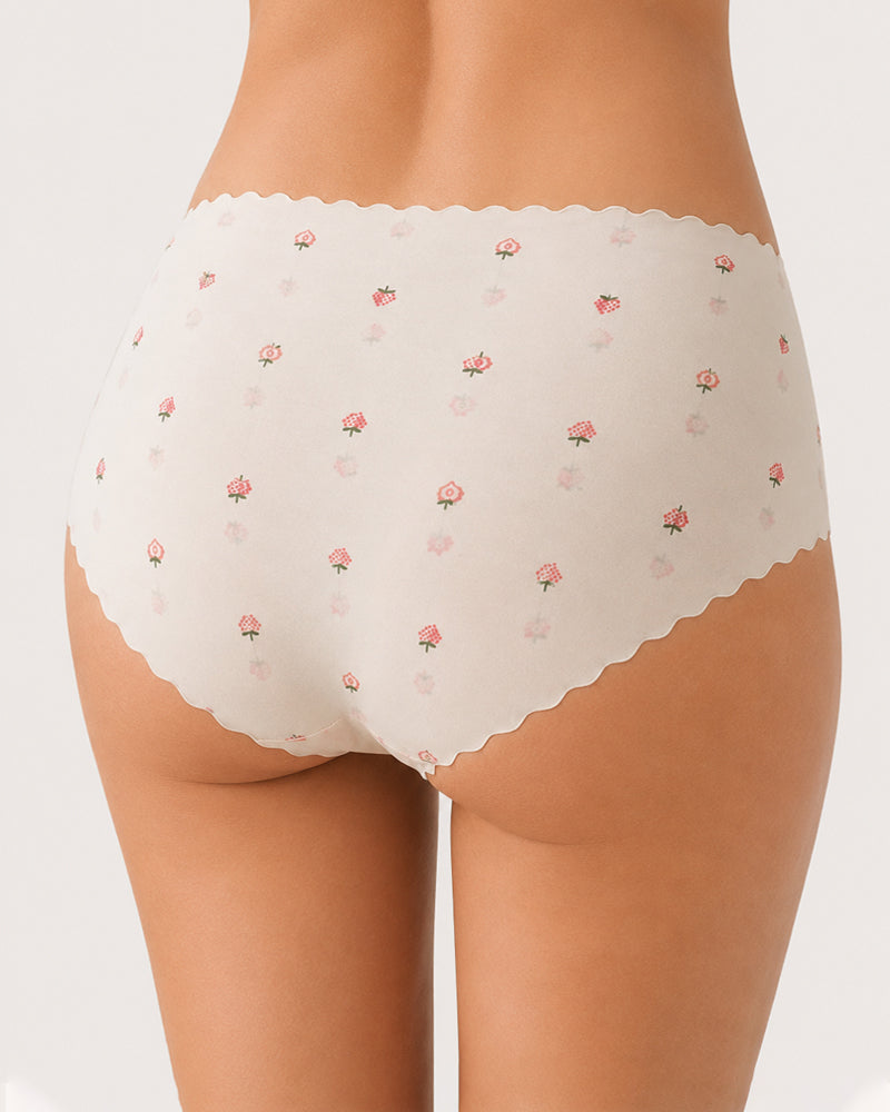 Smooth Ice-Silk Printed Panties
