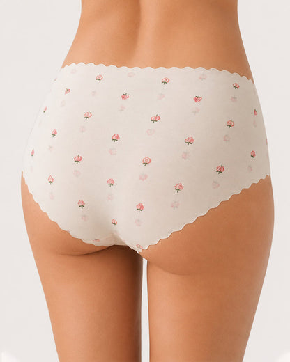 Smooth Ice-Silk Printed Panties