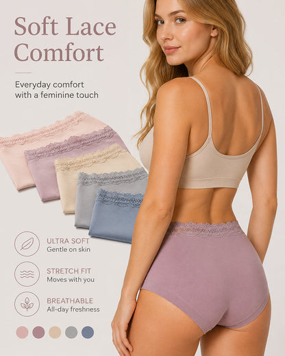 Lace Trim Briefs