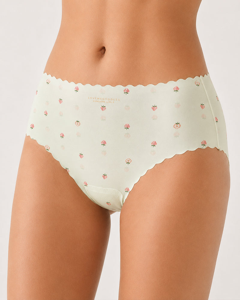Smooth Ice-Silk Printed Panties