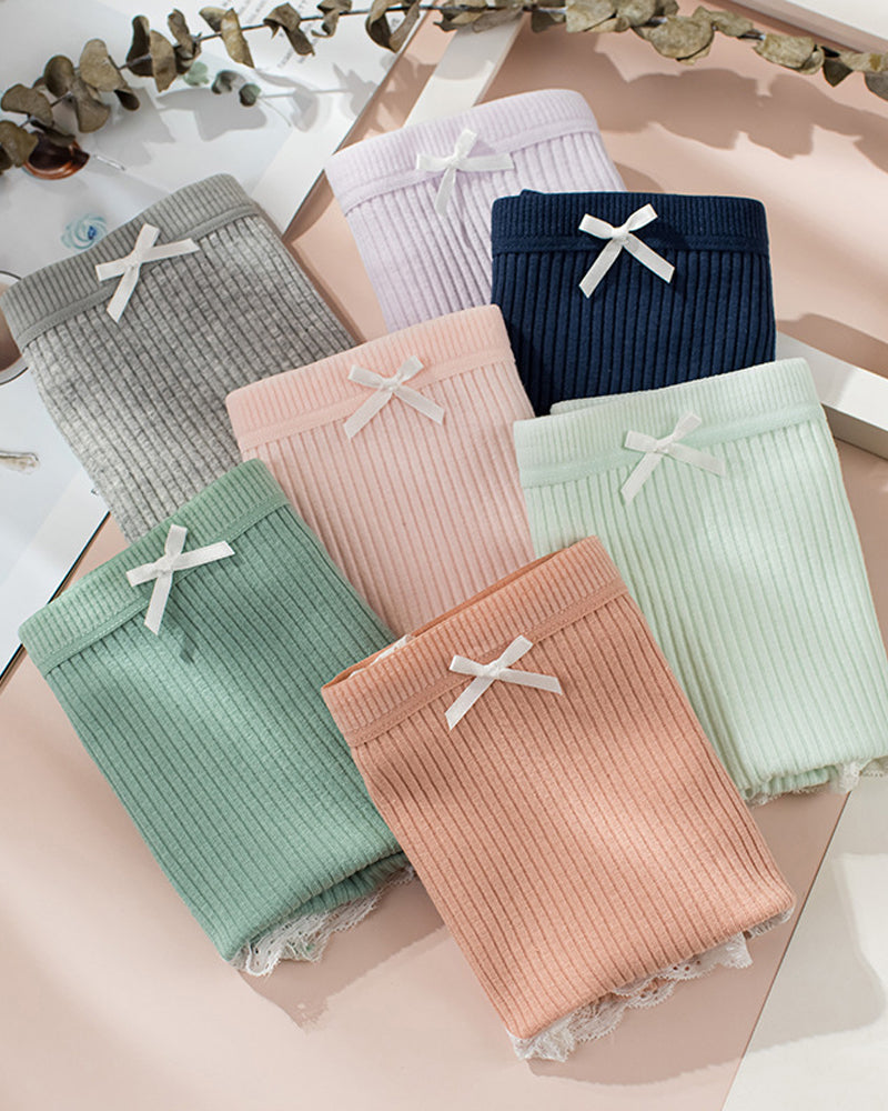 LaceTrim High-Waist Briefs