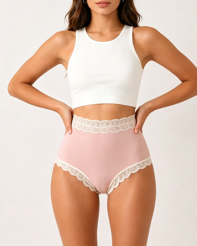 Luxe Cotton Seamless Lace Panties