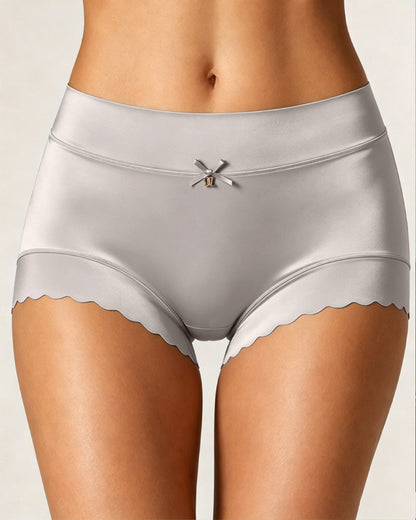 Ice Silk Satin Breathable Briefs