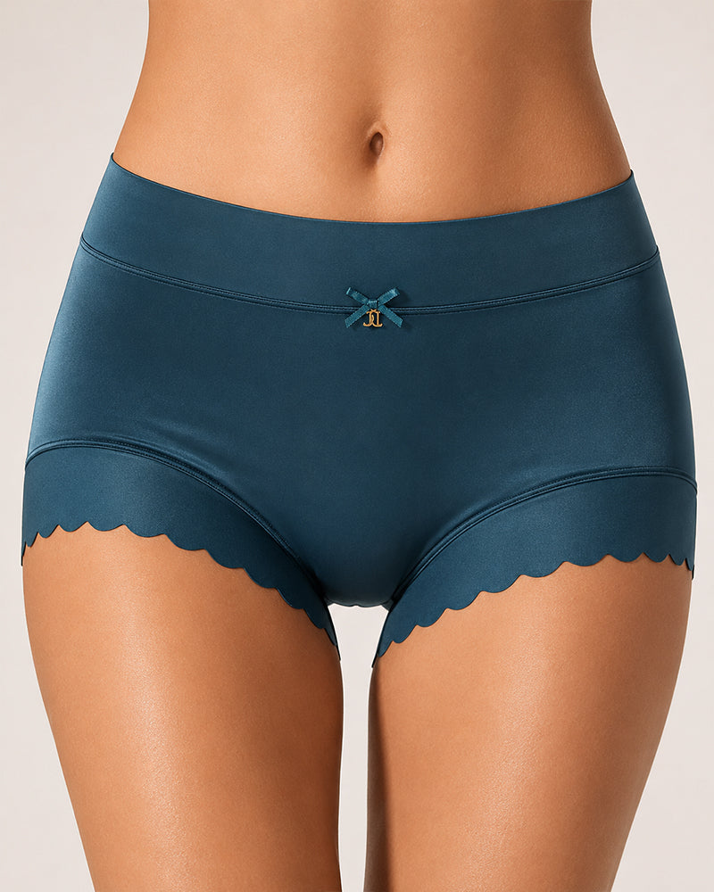 Ice Silk Satin Breathable Briefs