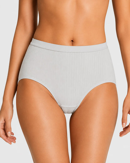 Breathable Cotton Mid-Rise Briefs